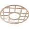 Ekena Millwork O'Neal Wood Fretwork Pierced Ceiling Medallion, Alder, 30"OD x 10 7/8"ID x 1/4"T CMWP30X30X0250ONAL - alternate 4